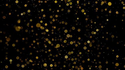 Wall Mural - araffes of gold glitters are falling from the sky