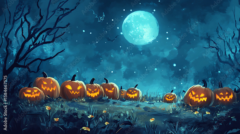 Halloween is a spooky and mysterious night, filled with creepy sights ...