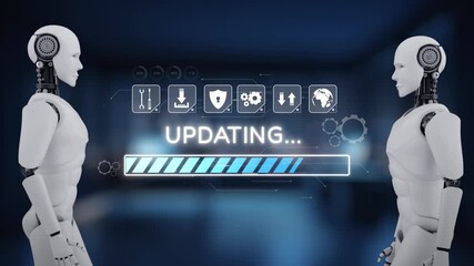Poster - AI accelerates knowledge growth with smart training tools, virtual learning assistants, and software updates for competitive digital advantage. Epoch