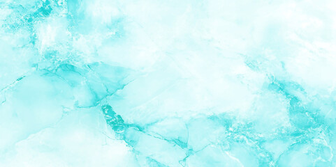 Poster - Showcases a smooth abstract surface with a predominantly light blue color scheme, It features a marbled texture with swirling patterns, The effect is reminiscent of of flowing water or a serene sky.
