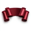 © khumthong - Elegant Red Satin Ribbon Bow for Festive Decoration Design Element Perfect for Holiday or Wedding Invitations