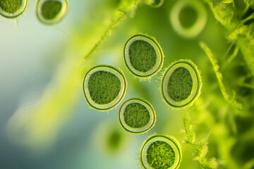 Poster - Algae microalgae macro. biotechnology science