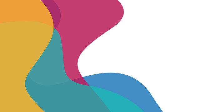 Colorful abstract liquid and fluid shape for banner and brochure poster design