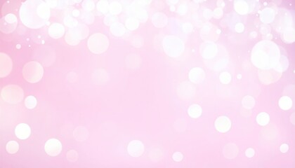 Poster - Delicate bokeh effect abstract art digital background soft pink hues ethereal visuals dreamy atmosphere for design projects