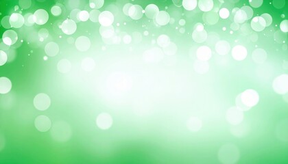 Poster - Vibrant green bokeh background abstract nature art digital design soft focus calm environment creative concept for visual projects