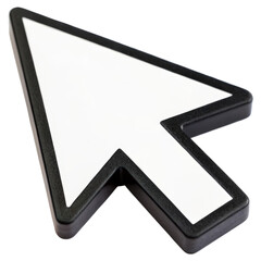 Poster - Cursor icon with isolated design on a clean white background for digital graphics and web use