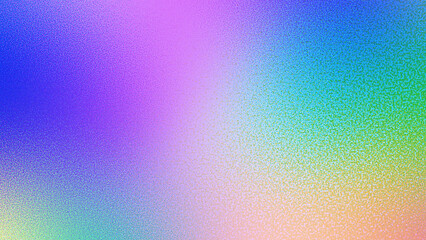 Wall Mural - Rainbow Blurred transparent gradient background. Transparent Gritty sand noise overlay background. PNG with grunge texture, distressed effect
