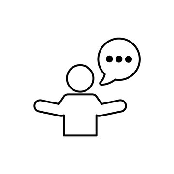 Icon a pronunciation, isolated against a clean background.