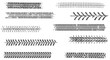 © Ophelia - Grunge tire tread patterns collection for creative design projects
