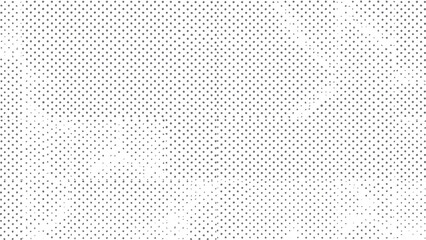 Poster - Distressed halftone dot texture seamless background. Grunge retro polka dot design. Abstract worn vintage dotted pattern layout.