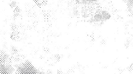 Poster - Minimal grunge halftone texture pattern. Abstract vintage dot background with soft scatter noise and retro comic print look.