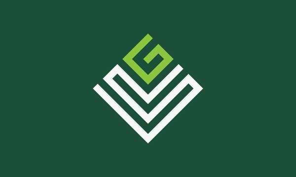 GS monogram logo design
