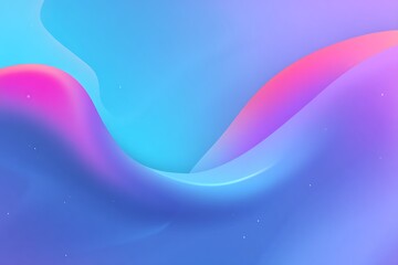Poster - Vibrant Gradient Waves Create a Mesmerizing Abstract Background with Soft Colors and Subtle Sparkle for a Modern Theme
