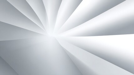 Aufkleber - Abstract minimalist architecture featuring white curved surfaces and smooth light rendering for a modern elegant presentation