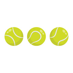 Poster - Tennis Ball Icon Set Vector Design.