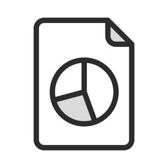 Poster - Business Report Icon Data Analysis Pie Chart Statistic