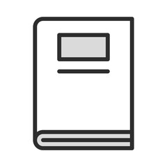 Poster - Book icon education knowledge symbol drawing vector illustration