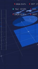 Poster - Visualizing stock market trends and financial data with animation and charts