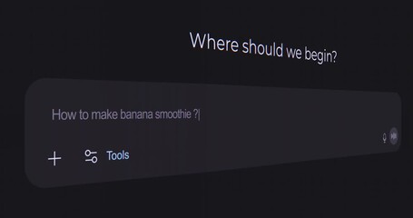 Video animation ask to chat bot unique 