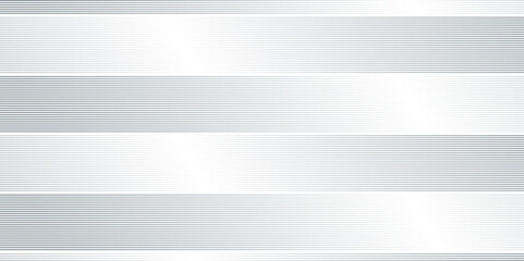 Fototapete - Minimalist Seamless pattern features a grid and striped line. White technology Hi-tech futuristic digital. Abstract art geometric background with lines. Stripes optical waves illustration.