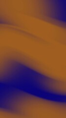 Poster - Abstract vibrant orange and deep blue flowing motion smooth transitions
