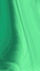 Poster - Dynamic abstract green flowing waves vibrant motion digital artwork