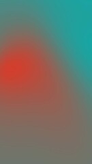 Fototapete - Abstract color gradient background with vibrant teal and red tones for creative projects