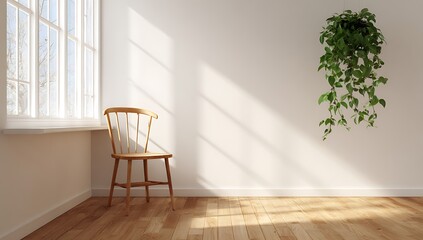 Fototapete - Modern Spiral Staircase in a Minimalist White Architectural Space, A captivating image of a smooth, elegant spiral staircase ascending within a minimalist, white architectural setting.
