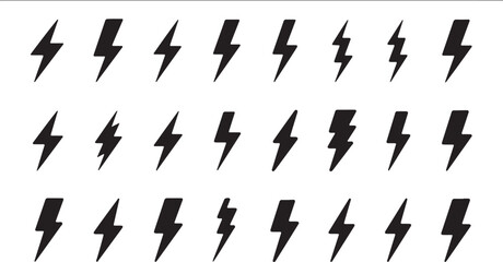 Fototapete - Black and white arrow icons set: vector web design elements