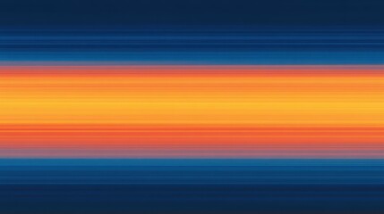 Aufkleber - Abstract Horizon of Vibrant Bands, A Study in Gradient and Texture