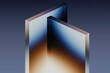 © Westend61 - 3D rendering of abstract geometric glass shapes with gradient patterns
