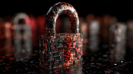 Digital lock with binary code