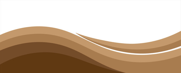 Poster - Vector gold line background curve element with white space for text and message design, overlapping layers, vector