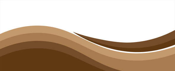 Poster - Vector gold line background curve element with white space for text and message design, overlapping layers, vector