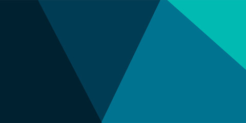 Aufkleber - Green turquoise and Blue background vector overlap layer on dark space for background design