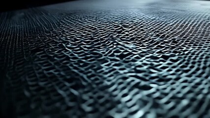 Metallic Grid Surface