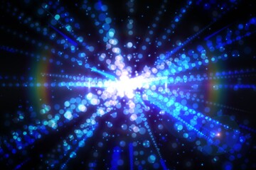 Poster - Digitally generated laser lights background