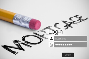 Fototapete - Graphic image of mortgage text on paper