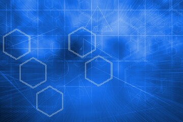 Poster - Abstract technology background