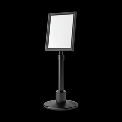 Poster - Elegant Tabletop Stand with Adjustable Frame for Displaying Photos or Artwork in Modern Interior Decor