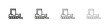 © Opps - Bulldozer icon design template for web and mobile UI element