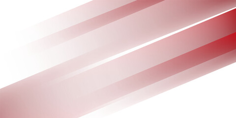 Poster - red and white banner background with diagonal stripes . vector 10.