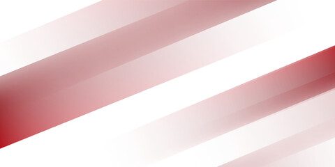 Poster - red and white banner background with diagonal stripes . vector 10.