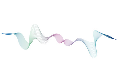 Poster - Abstract voice sound wave pattern element, Voice sound colorful wave liens and audio technology background.	
