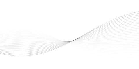 Poster - Abstract wavy curve lines background. Abstract frequency sound wave lines and technology curve lines background. Abstract business wave curve lines background. Vector illustration.
