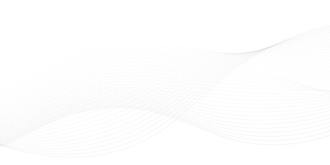 Poster - Abstract white and grey geometric smoky blend liens background. Gray and white abstract technology wavy curve lines background. Vector illustration.