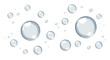 © Ophelia - Realistic water droplets on white background with 3d effect