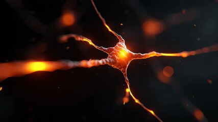 Leinwandbilder - Experience the mesmerizing glow of seamless looping animation showcasing vibrant, dynamic energy patterns in a dark environment