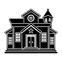Poster - Download beautiful texas building silhouette vector illustration for graphic design projects and presentations