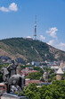 © ADDICTIVE STOCK - Tbilisi skyline with tower and historical statue